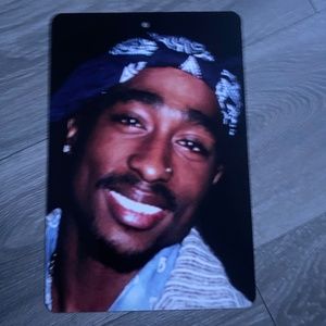 Tupac Metal Wall Decor